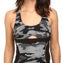 Trina Turk Cut Out Camo Athletic Tank Top Photo 0