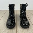 Michael Kors Michael  MK Pattern Alistair Lace Up Booties 10M Black & Brown $119 Photo 1