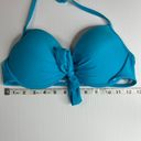 Bongo  Blue Swim Underwire Bikini Top Sz M Photo 6