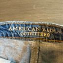 American Eagle  Button‎ Distressed Jean Skirt Women's Size 4 Photo 2