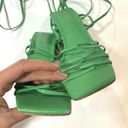 Raye  Kam Heel in Green lace up sandals Size 9,5 Photo 5