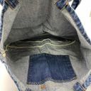 American Eagle  Outfitters Denim Tote Bag Classic Beach Travel School Bookbag Photo 6