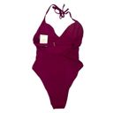 ANDIE  Swim Plum Purple Lagos Low Cut One Piece Swimsuit Sz S NWT Photo 5