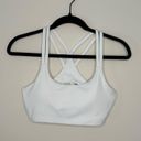 Fabletics Women's  White Sports Bra-Small Photo 2