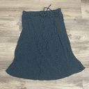 Think & Believe Italia Blue & White Print Pull On Elastic Waist Skirt Size Small Photo 4