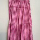 J.Crew  tripple tiered gingham maxi skirt XL Photo 0