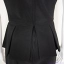 Bisou Bisou  black mesh sheer top peplum dress, women's size 4 Photo 12