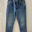 ZARA High Waisted Denim Pants Photo 1