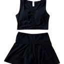 Yogalicious Airlux Princess Black Skort Set Medium Photo 0