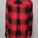 Staccato Stitch fix   red checkered button down size small Photo 3