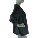 Harvé Benard Harve Benard,18W, Black Linen Blend Shirt, long sleeve button front blouse, $23 Photo 1