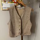 Arizona Jeans Womens vintage button up sweater vest by Arizona size medium Photo 0