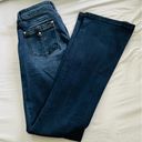 White House | Black Market  Skinny Flare Dark Wash Jeans in Size 4R Photo 5