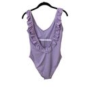 VERO MODA  Frills‎ Swimsuit in Lavender Sz Sm NWT Photo 2