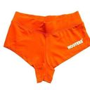 Hooters 🔃 Logo Orange Cheeky Waitress Uniform Shorts Photo 0