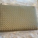 NWT Virginia Wolf Gold woven clutch Photo 1