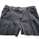 Lees Vintage Black Denim Cutoff Shorts 36 Waist Photo 0