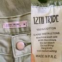 12th Tribe  Come To Spring Tie Dye Jeans Sage Green Size M (6-8) Photo 6