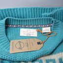 Weatherproof NEW  Fair Isle Pullover Sweater, Turqouise, Size Large Photo 9