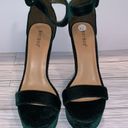 Bamboo  Women's Chunky Heel Platform Sandal with Ankle Strap, Green Sz 7.5 women Photo 1