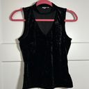 Candie's Small crushed velvet choker sleeveless top Photo 0