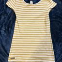 Matilda Jane  Yellow Striped Shirt with Button accents size large Photo 2