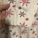 Lands'End  snowflake pajama dress nightgown‎ women’s size small Photo 4