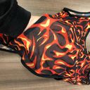 One Piece Hot Flames Sexy Sheer Thong Bodysuit/ Photo 5