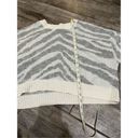 American Eagle  Animal Print Cropped Sweater Size Small Photo 3