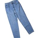  LawMan Vintage 1980s Light Wash Tapered Leg Western Rigid Denim Mom Jeans 26 9 Photo 0