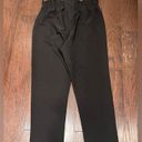 Grace Karin  Women’s Black Paper Bag Waist Pull On Pants Size L NEW Photo 1