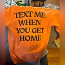 Lonely Ghost LONLEY GHOST- Text Me When You Get Home Hoodie -size L - worn but good condition Photo 2