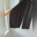 Halara  Wide Leg Black Pants Faux Wrap skirt size Small New Photo 10