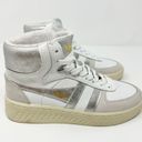 Anthropologie Gola x  White Slam Hightop Lace-up Platform Sneakers US 6 Photo 2