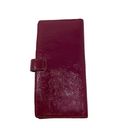 Coach  Bifold Wallet Patent Leather Dark Fuchsia Photo 1