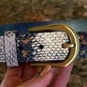 Patricia Nash  snake python reptile multi leather belt S Small Photo 0