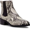 Steve Madden  “Devan” Faux Snakeskin Leather Pull On Ankle Chelsea Boots Size 8 Photo 1