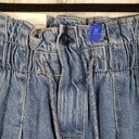 Arizona Jeans NWT Arizona Jean Co Blue Denim High Rise Paper bag Mom Jeans Junior's Size 5 Photo 4