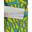 Trina Turk  Trellis Swim Cover Up Pant Green Size Large NWT Photo 10