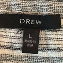 Drew ANTHROPOLOGIE  Pearl Morgan Tie-Front Striped Dress  BLACK/WHITE Size LARGE Photo 5