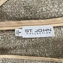 St. John  Collection Sleeveless Textured Knit Dress Ecru, Sz 6 (missing belt) Photo 9