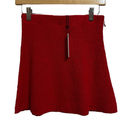 The Moon Day +  red knit a-line mini skirt size Small NEW Photo 0