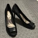 dexflex comfort Elegant Black Peep-Toe Heels Photo 0