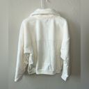 J.Crew NWT  Ivory Teddy Sherpa Button-Front Sweatshirt Photo 2