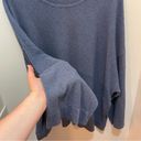 Pure Jill Sweater Womens Slouchy Coastal Oversized Cashmere Blend Sweater L Blue Size L Photo 1