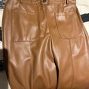 Stradivarius Leather Pants Photo 5