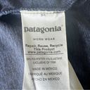 Patagonia  Bandha Twist Dress Dolomite Blue Twist Front Cap Sleeve Photo 5