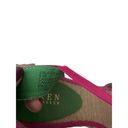 Ralph Lauren LAUREN  Cala Pink Dragonfly Espadrille Wedges Sz 9.5 Photo 7