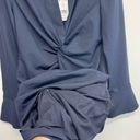 Cinq à Sept  Mckenna Dress Navy Blue Size 12 Long Sleeve NEW Photo 8