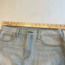 American Eagle  Womens Skirt SIze 10‎ Blue Denim Mini Distressed Mini Skirt Photo 6